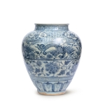 Picture of Blue and white phoenix vase