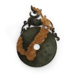 Picture of Archaic Jade Disc With Dragon
