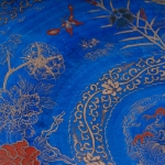 Picture of Japanese Arita Charger Plate with Central Dragon Motif