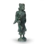Picture of Bronze Sculpture of a Mother Carrying Child 
