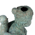 Picture of Bronze Sculpture of a Mother Carrying Child 