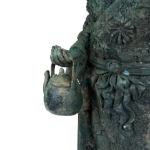 Picture of Bronze Sculpture of a Mother Carrying Child 