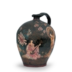 Picture of Western Redware Jug with Asian-Inspired Motifs