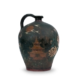 Picture of Western Redware Jug with Asian-Inspired Motifs