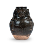 Picture of Song Dynasty Black-Glazed Jar with Mythical Beast Motif