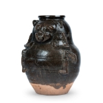 Picture of Song Dynasty Black-Glazed Jar with Mythical Beast Motif