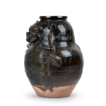 Picture of Song Dynasty Black-Glazed Jar with Mythical Beast Motif