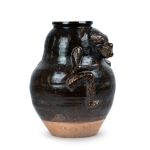 Picture of Song Dynasty Black-Glazed Jar with Mythical Beast Motif