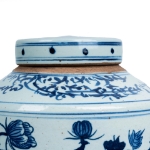 Picture of  Pair of Chinese Blue and White Ginger Jars