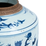 Picture of  Pair of Chinese Blue and White Ginger Jars