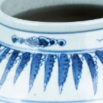 Picture of Pair of Qing Dynasty Blue and White Porcelain Jars