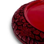 Picture of Cinnabar Lacquer Plate with Dragon and Phoenix Motif