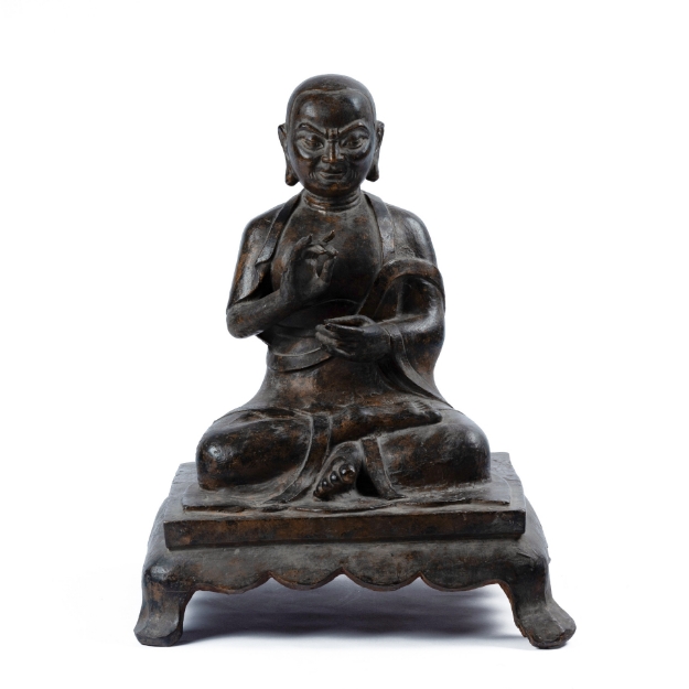 Picture of Seated Tibetan Lama in Meditation