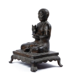 Picture of Seated Tibetan Lama in Meditation