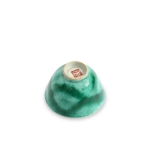 Picture of Vibrant Green Glazed Porcelain Bowl with Seal Mark