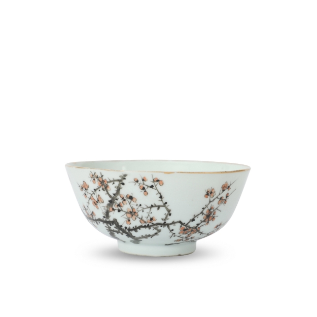 Picture of Porcelain Bowl with Plum Blossom Design