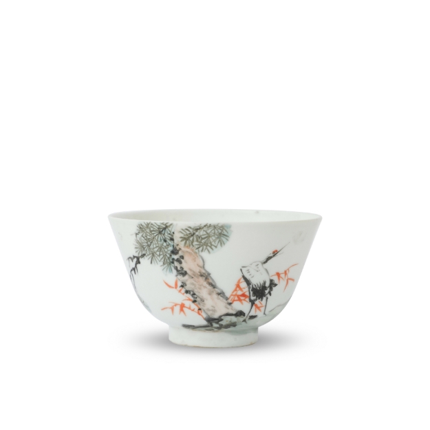 Picture of Crane and Pine Tree Bowl