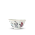 Picture of Famille rose octagonal Porcelain Bowl with Figure Scenes