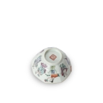 Picture of Famille rose octagonal Porcelain Bowl with Figure Scenes