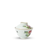 Picture of Famille Rose Bowl with Lotus and Birds Motif