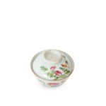 Picture of Famille Rose Bowl with Lotus and Birds Motif