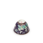Picture of Purple Ground Famille Rose Bowl with Floral and Bird Design