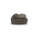Picture of Soapstone Carving of a Cicada with Seal