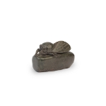 Picture of Soapstone Carving of a Cicada with Seal