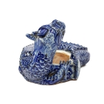Picture of Blue-Glazed Dragon Sculpture