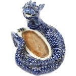 Picture of Blue-Glazed Dragon Sculpture