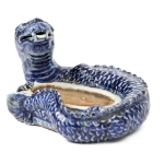 Picture of Blue-Glazed Dragon Sculpture