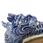 Picture of Blue-Glazed Dragon Sculpture