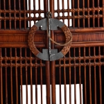 Picture of Antique Chinese Lattice Cabinet